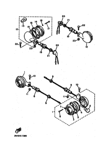 XV250S Проблесковый световой сигнал