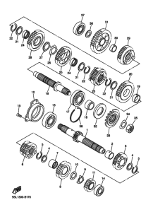 YZF-R6S Трансмиссия