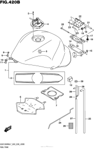 GSX1300R (ABS) Fuel Tank (Gsx1300Ral7 E28)
