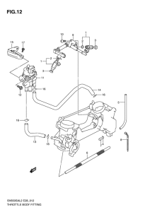 SV650 (ABS) Throttle body fitting