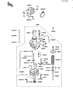 KX500 Carburetor assy