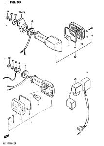GS1100 Поворотники