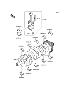 ZR800 Коленвал