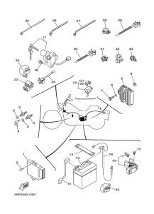 XVS250 Электрика 1
