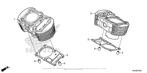 VT750C2B Цилиндры