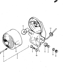 RV50 Задний комбинированный сигнал