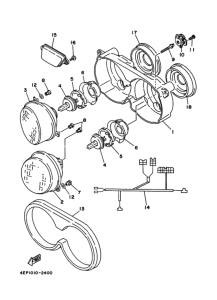 TDM850 Headlight assy
