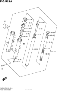 AN650 Передняя вилка