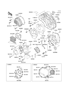 ZR1200 Engine cover(s)(1 / 2)