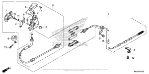 VFR1200X (DCT) Parking Brake Lever