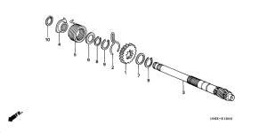 Z50J Кик стартер