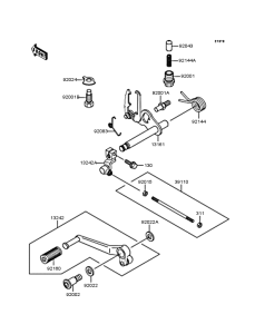 ZR750 Механизм переключения передач