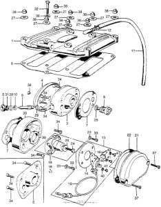 CB175 Крышка головки цилиндров