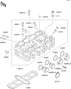 ZR750 Головка цилиндров
