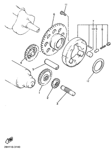 V-MAX12 Муфта стартера
