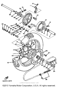  Переднее колесо