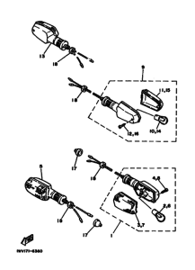 RZ350 RZ350U Проблесковый световой сигнал