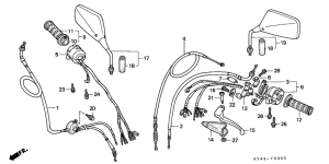 NSR125F Switch / cable