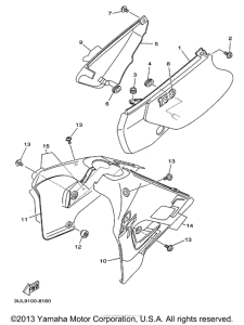 RT100K Боковые обтекатели