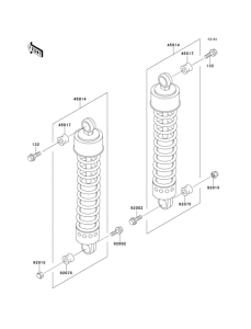 EN500 Подвеска  /  амортизатор