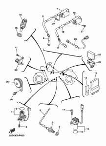XVS1300CU Электрика 1