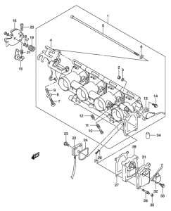 GSX-R600 Дроссель