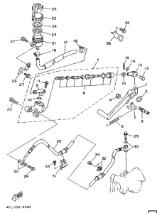TZR125 Задний торм цилиндр