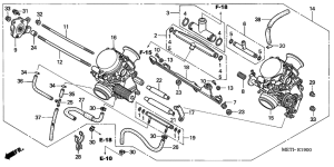 CBF500 (ABS) Carburetor assy