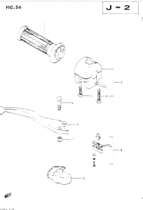 GSX500 Right handle switch