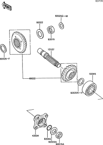 ZG1300 Передняя коническая зубчатая передача