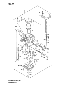 GZ250 Carburetor assy