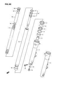 GSX1100 Передняя вилка