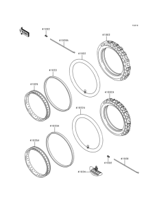 KDX125 Покрышки