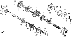 VF1000F Трансмиссия