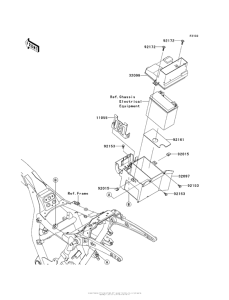 VN1700 Короб для АКБ