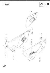 DR250 Обтекатель задний