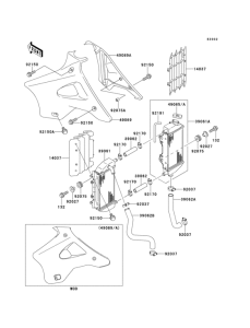 KX125 Радиатор