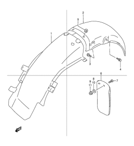 TU125 Заднее крыло