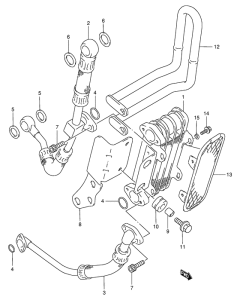 DR350 Масляный радиатор