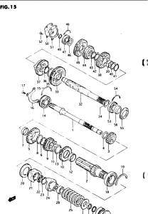 GS1100 Трансмиссия