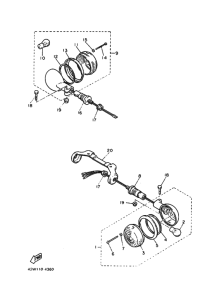 XV1100 Проблесковый световой сигнал