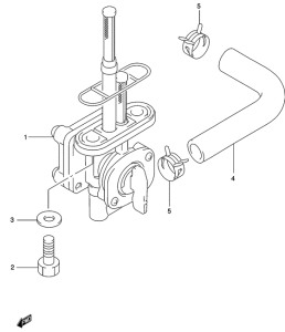 GZ250 Топливный кран