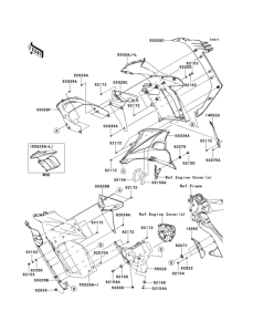 ZX1000 Обтекатель цепнральный