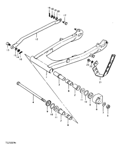 TS250 Маятник задний