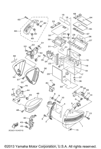 XV1900AS Боковые обтекатели