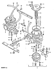 GS250 Carburetor assy