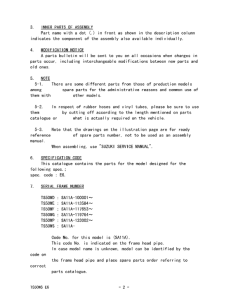 TS50 Catalog preface