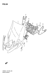 AN650 (ABS) Wind screen