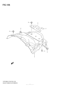 VZR1800 Rear Fender Extension