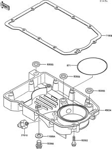 ZX500 Маслянный поддон
